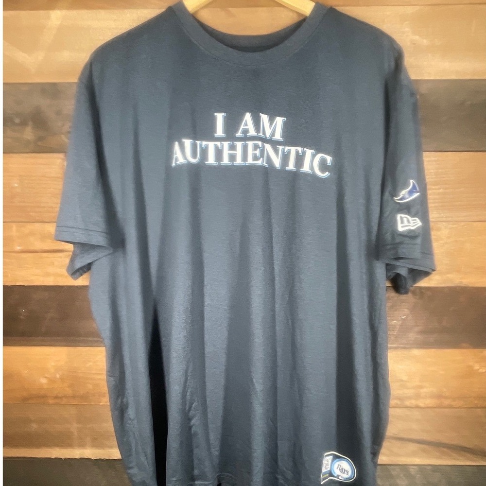 Tampa Bay Rays MLB New Era Authentic Collection T-Shirt Mens 2XL Baseball